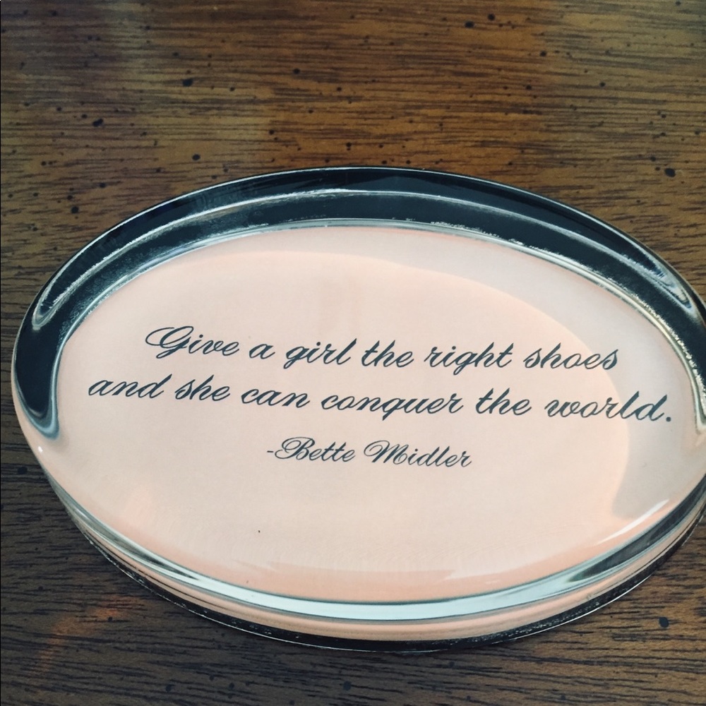 Bette Midler Quote Acrylic Paperweight